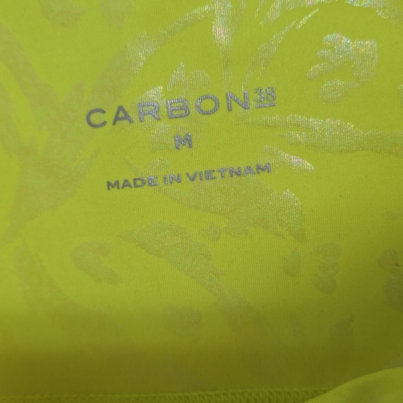 Carbon38 Neon Yellow Activewear Top - Picture 8 of 11